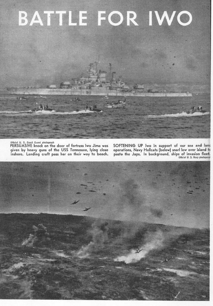 Battle for Iwo — All Hands April 1945, p. 4