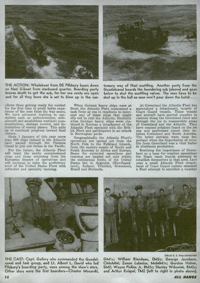Battle of the Atlantic — All Hands June 1945, p. 14