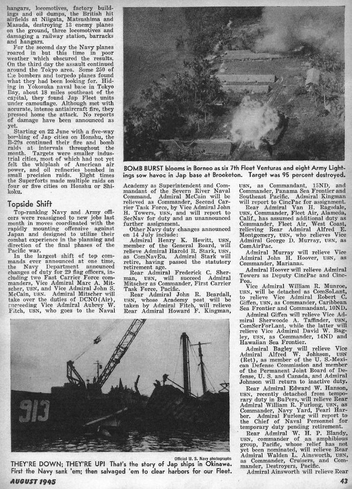 BB-59 Bombards Japan — All Hands August 1945, p. 43