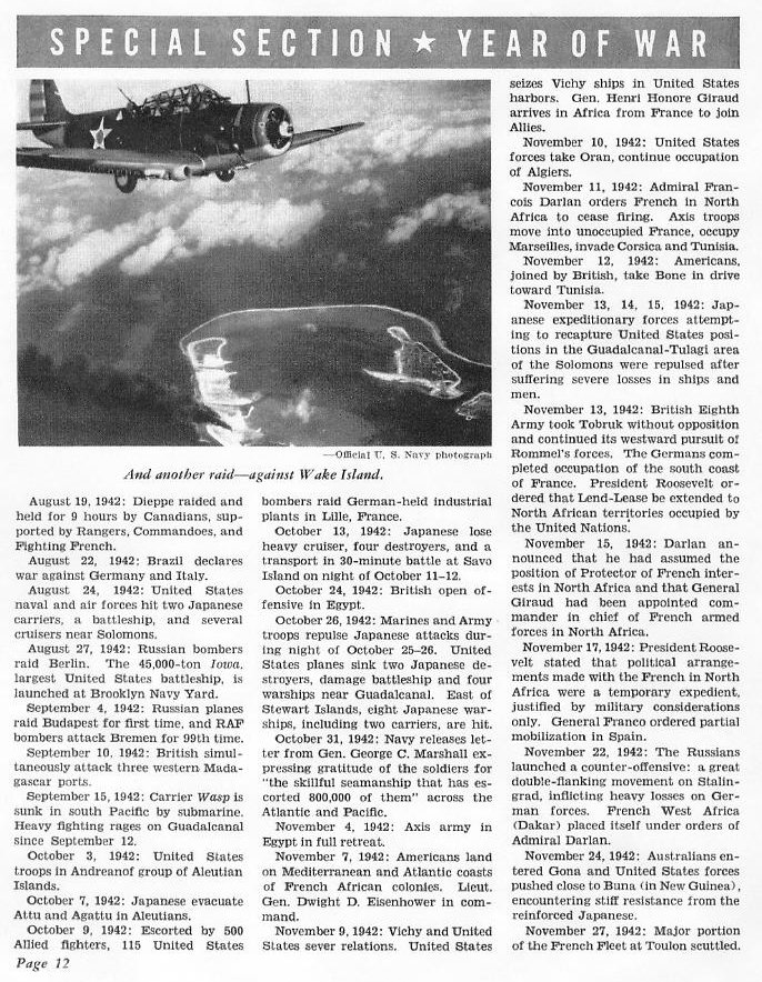 First Year of War — All Hands December 1942, p. 12