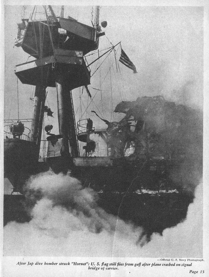 'Hornet' Takes a Heavy Toll — All Hands February 1943, p. 13