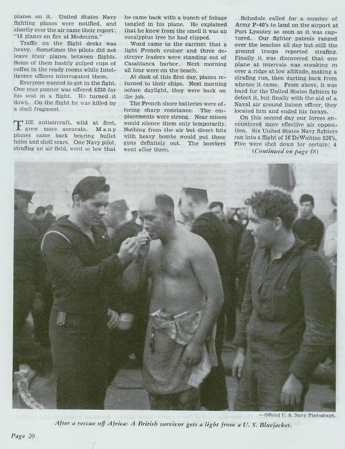 How the African Landing Was Effected — All Hands February 1943, p. 20