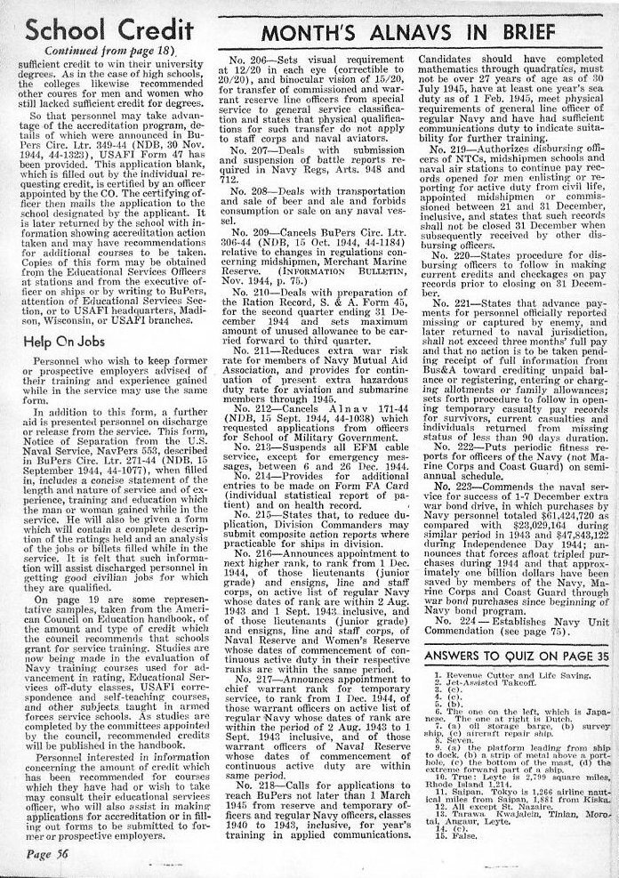 Legislative Matters of Naval Interest, January 1945 p.2