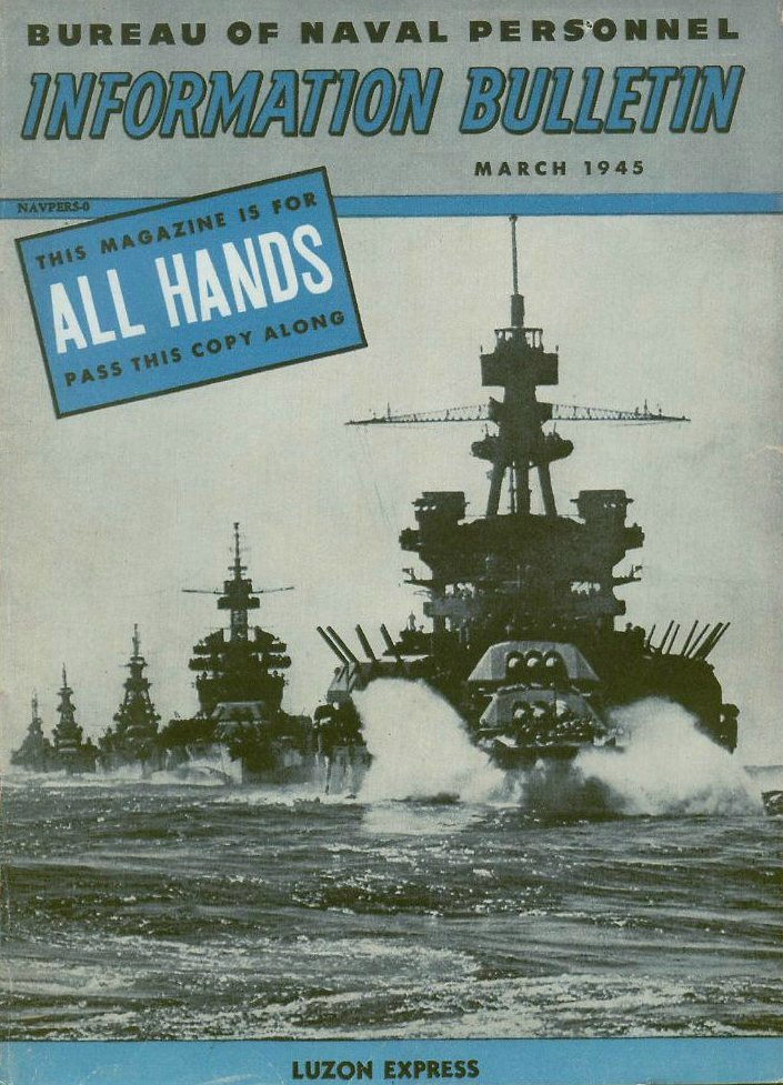 Luzon Express — All Hands March 1945 p.1
