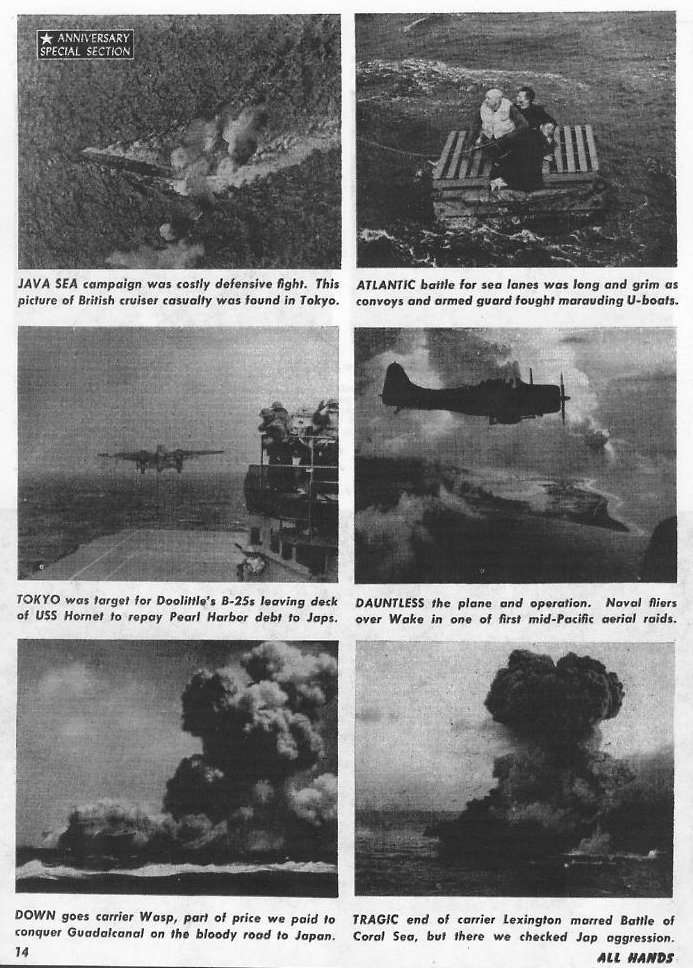The Navy and WWII, All Hands December 1945 p.14