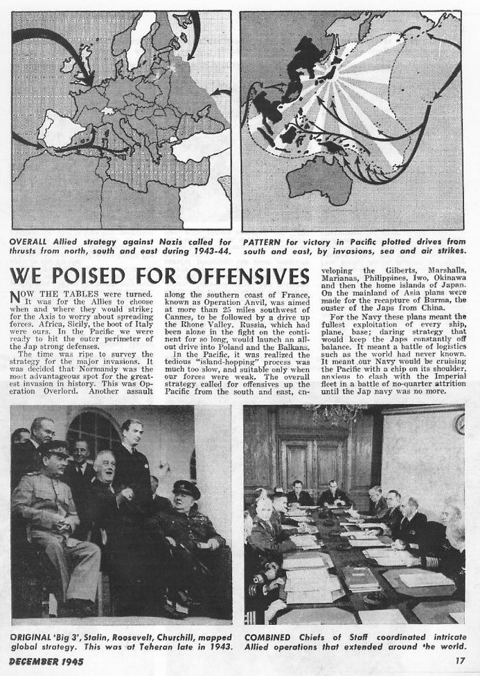 The Navy and WWII, All Hands December 1945 p.17