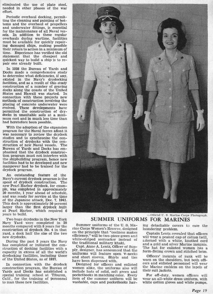 Navy's Dry Dock Construction — All Hands May 1943, p. 19