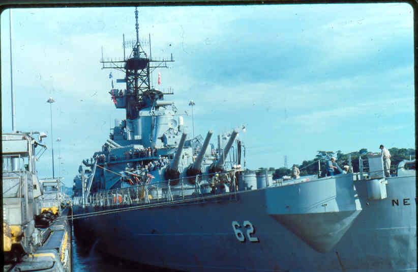 USS New Jersey BB-62 transiting Miraflores Locks, Panama Canal, 1983 — photo 16