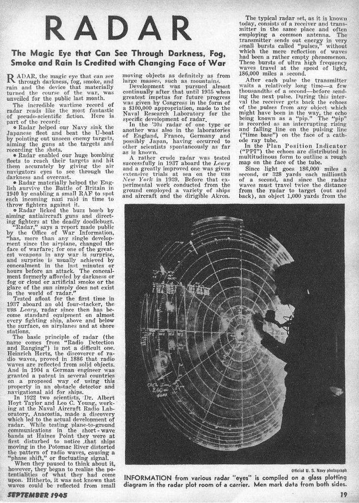 Radar — All Hands September 1945, p. 19