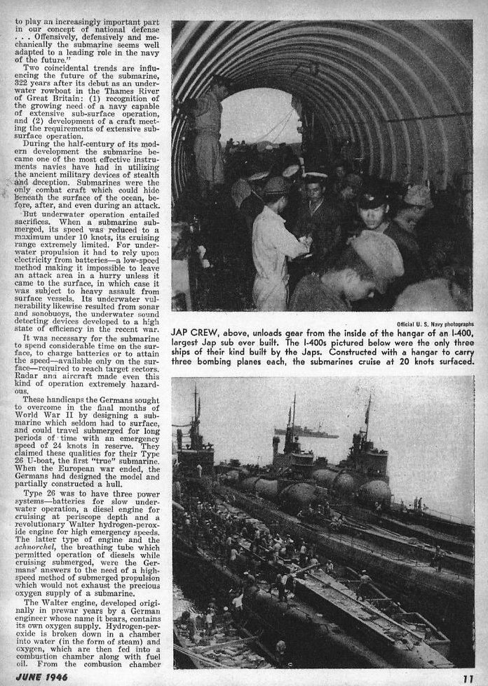 Sub Raiders of Tomorrow article — p. 11