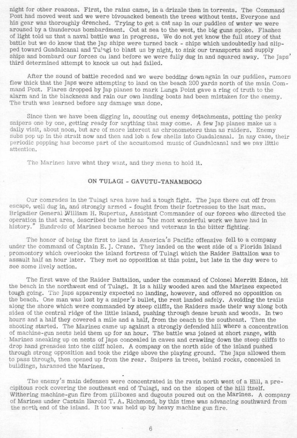 The Battle of the Solomon Islands — All Hands September 1942, p. 6