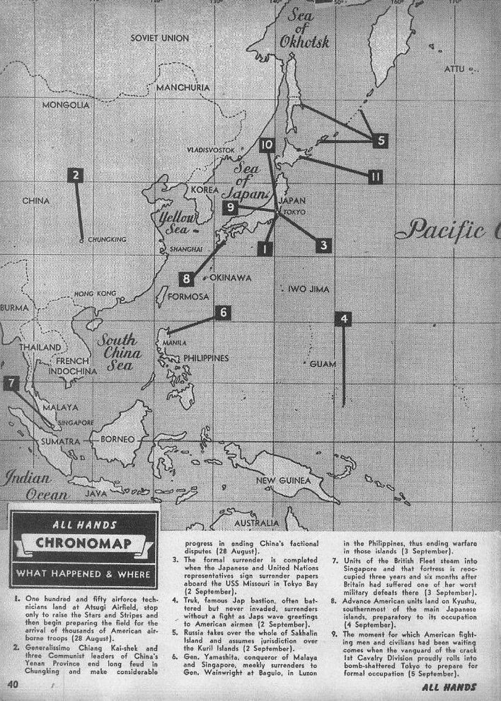 This Month's News — All Hands October 1945, p. 40