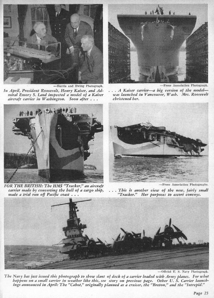 The Story of Auxiliary Carriers — All Hands May 1943, p. 23