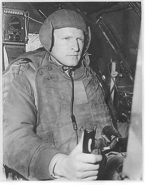 B-29 Superfortress pilot taking off from Okinawa to bomb Korea
