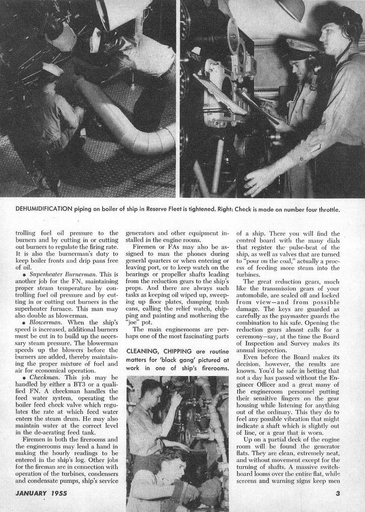 The Black Gang — US Navy engineering crew article, p.3