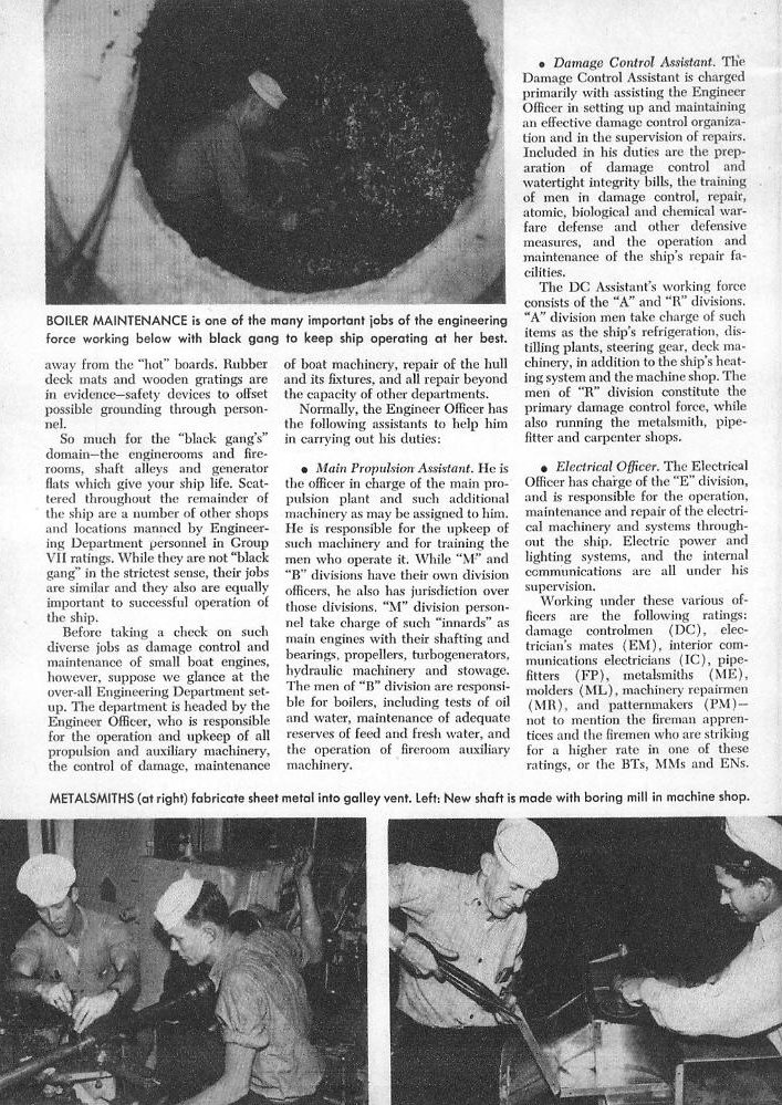 The Black Gang — US Navy engineering crew article, p.4