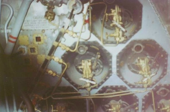 Boiler burner front with multiple oil burner and atomizer fittings and piping
