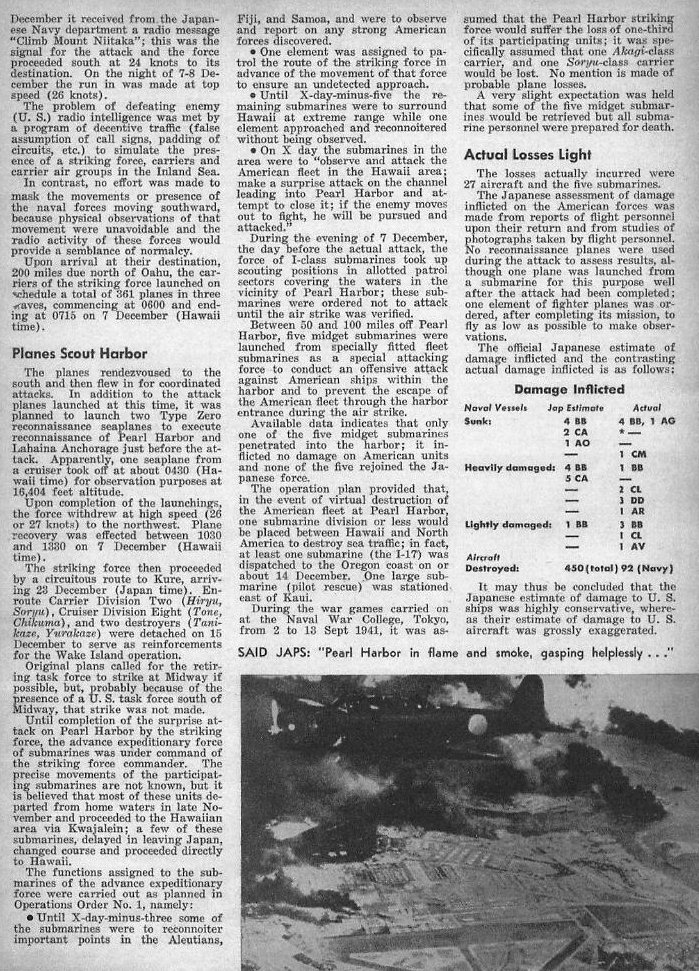 How Japs Struck Pearl — All Hands January 1946, p. 19