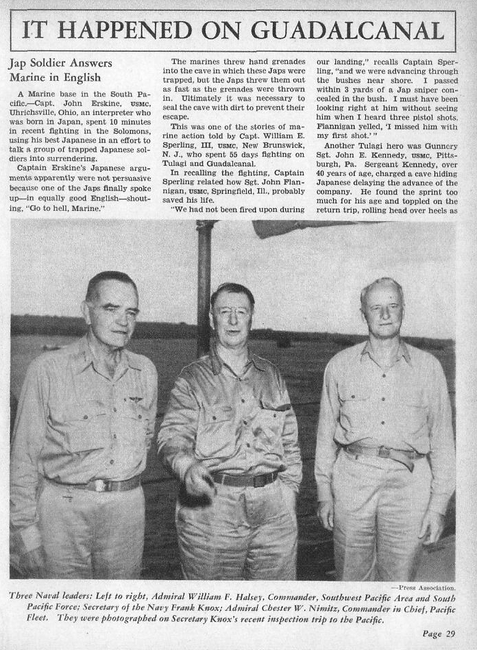 It Happened on Guadalcanal — All Hands March 1943, p. 29
