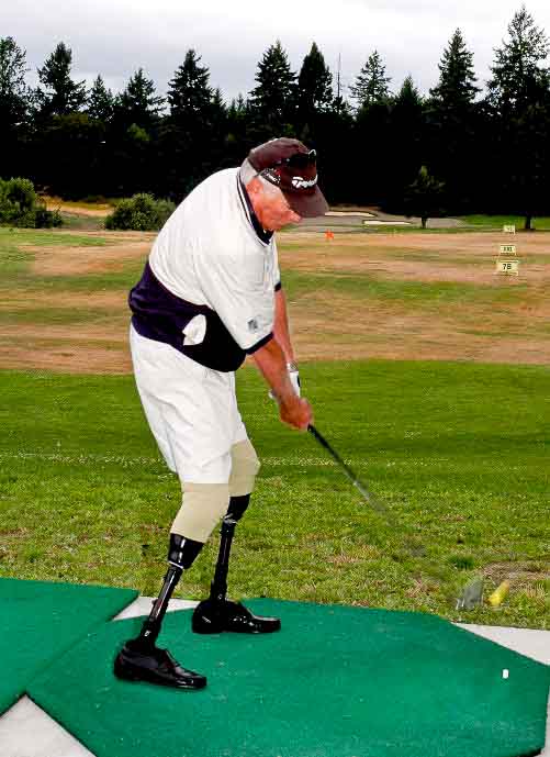 Veteran golfer