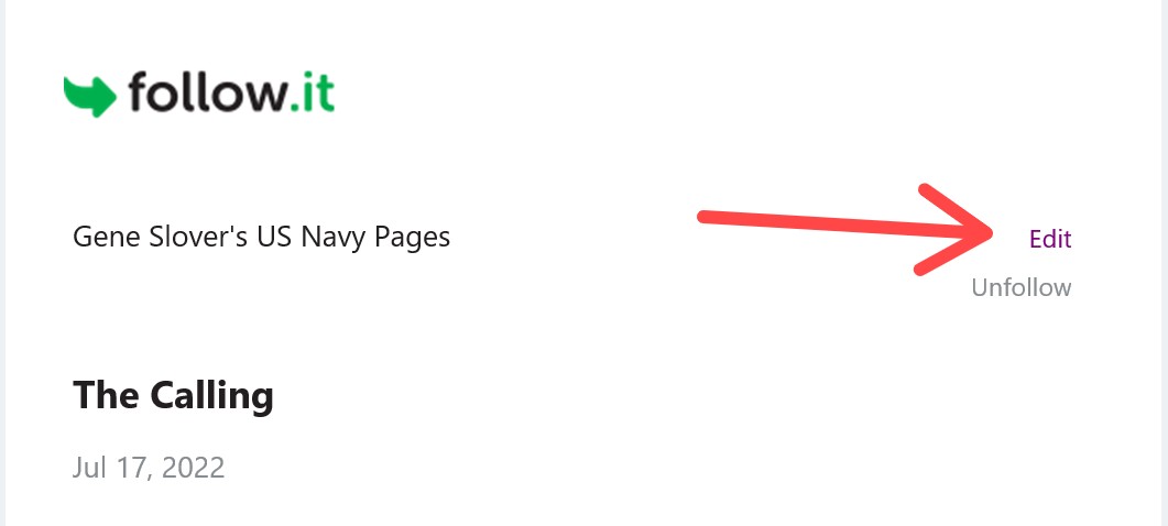 Follow.it edit instructions