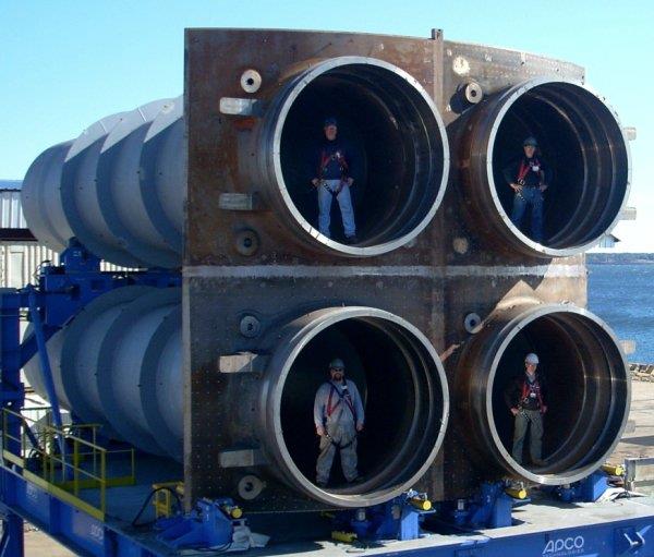 Up-graded 4 SSGN guided missile subs&rsquo; armament: 22 tubes with 7 Tomahawk Cruise Missiles each (total 154).