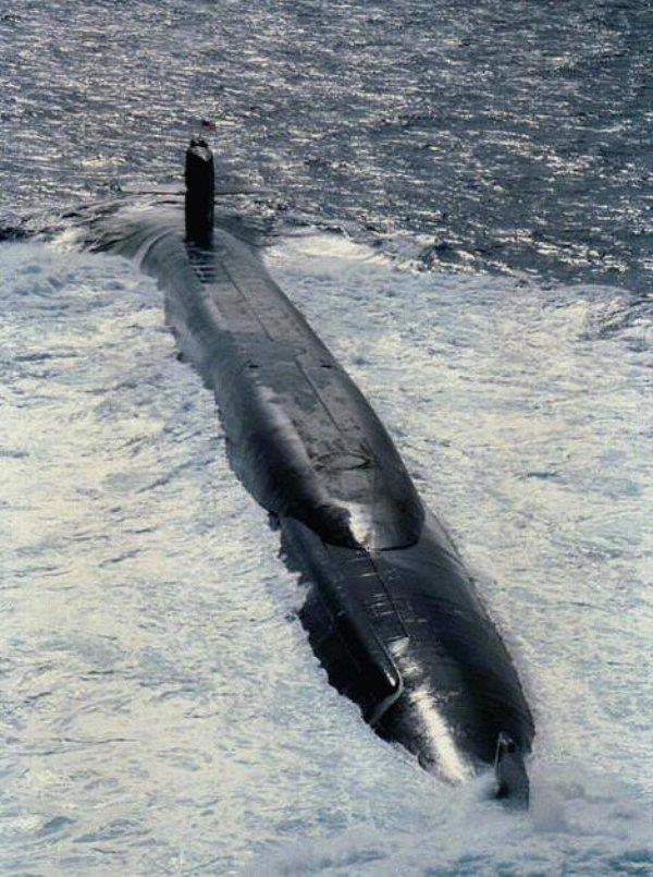 Ohio-class ballistic missile submarine photograph