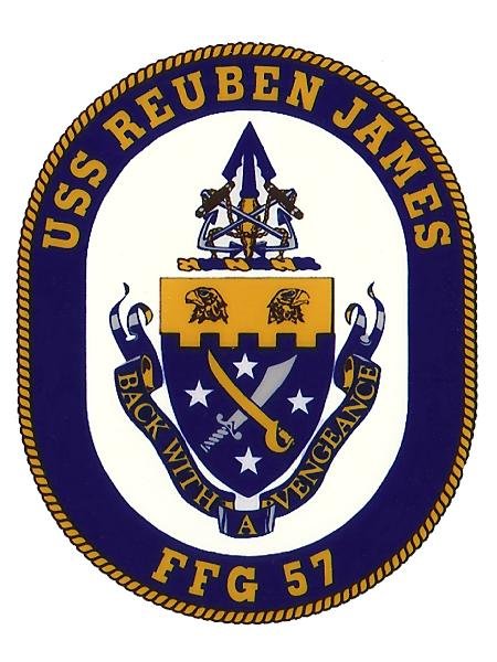 USS Reuben James DD-245 Coat of Arms