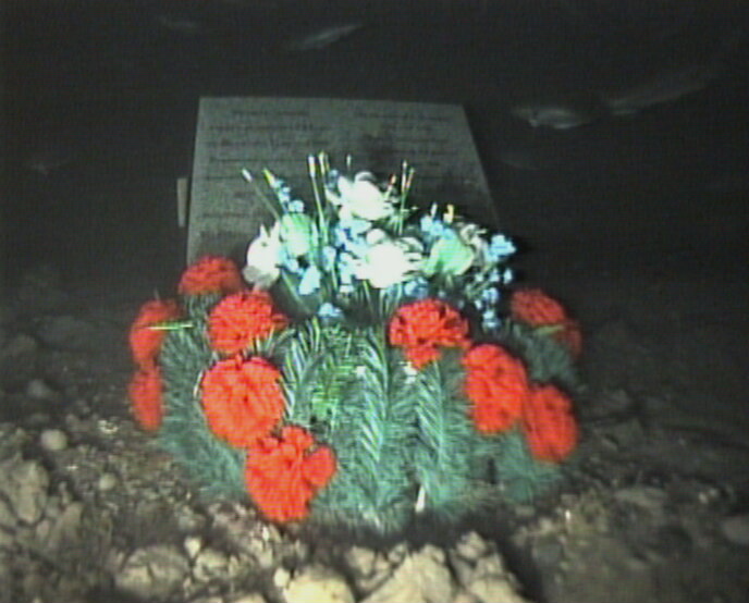 Underwater memorial to the Kursk crew