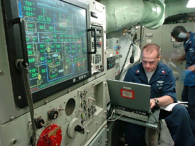 USS Virginia engine room