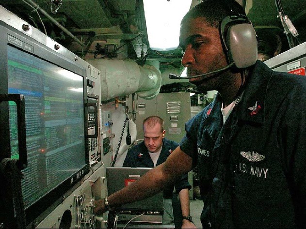 USS Virginia engine room — S9G reactor drive
