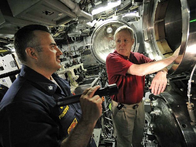 Vertical-launch Tomahawk missiles and torpedo tubes