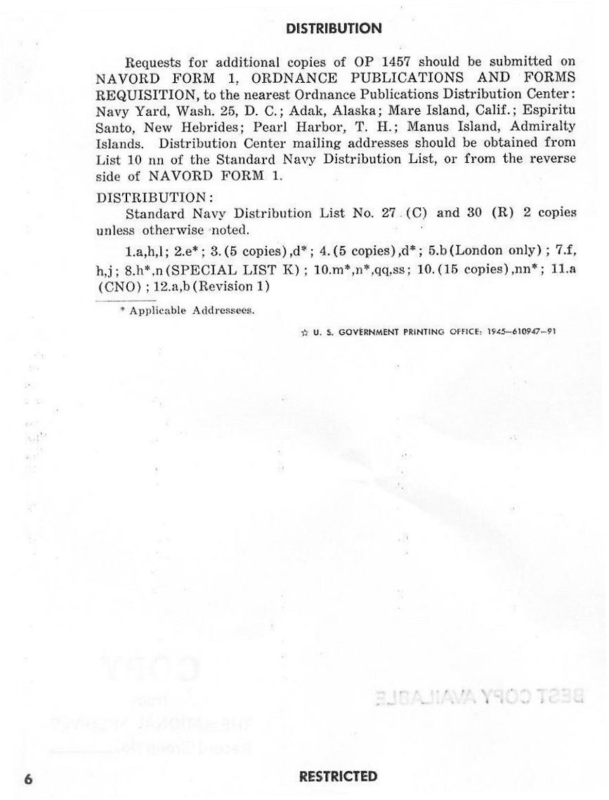 OP 1457 Abridged Range Tables, 16-inch AP Mk 8 — p.8