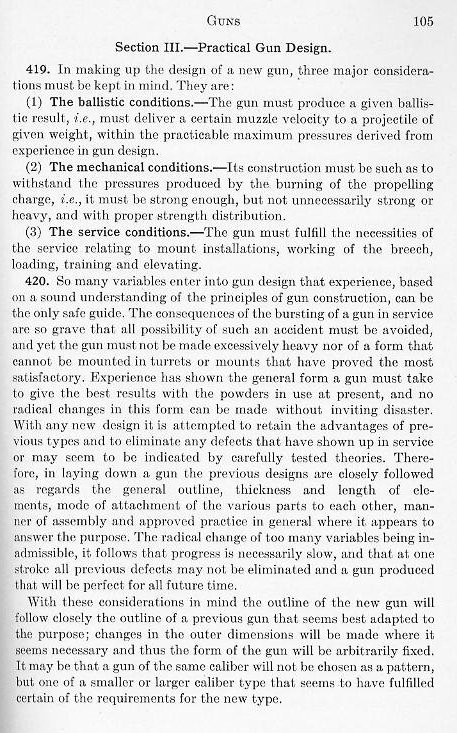 Naval Ordnance 1937, Chapter IV: Guns — p. 105