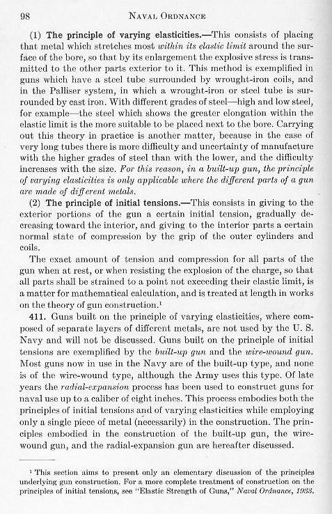 Naval Ordnance 1937, Chapter IV: Guns — p. 98