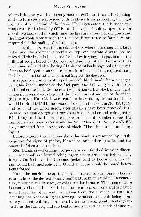 Naval Ordnance 1937, Chapter VI: Construction of Naval Guns — p. 120