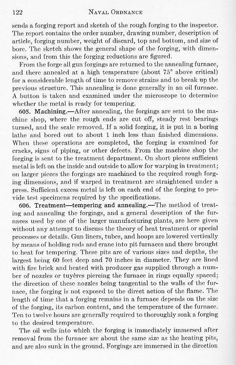 Naval Ordnance 1937, Chapter VI: Construction of Naval Guns — p. 122