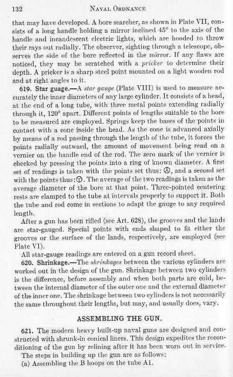 Naval Ordnance 1937, Chapter VI: Construction of Naval Guns — p. 132