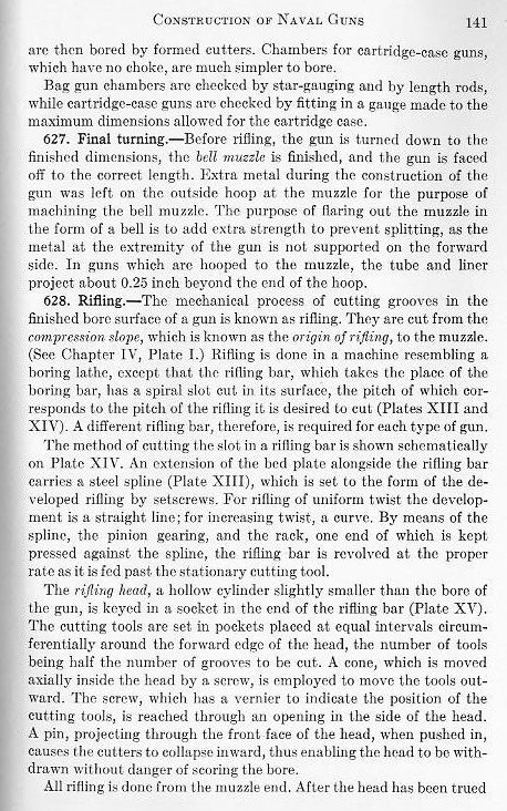 Naval Ordnance 1937, Chapter VI: Construction of Naval Guns — p. 141