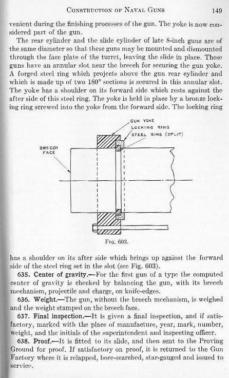 Naval Ordnance 1937, Chapter VI: Construction of Naval Guns — p. 149