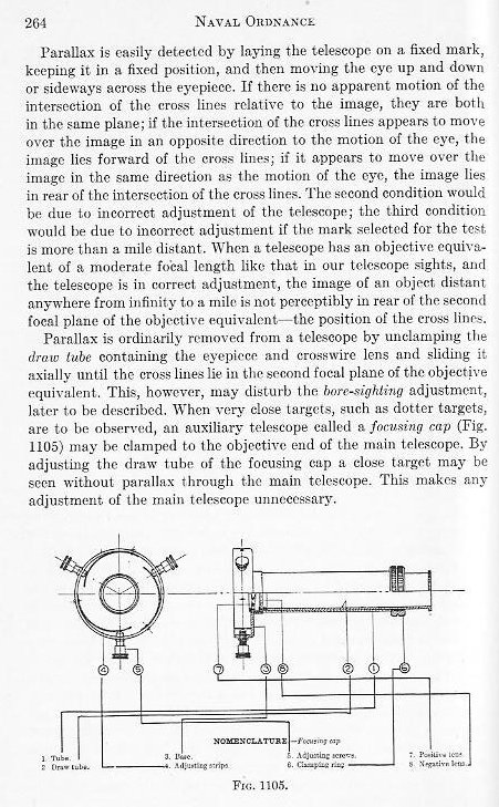 Naval Ordnance 1937, Chapter XI: Naval Gun Sights — p. 264
