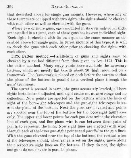 Naval Ordnance 1937, Chapter XI: Naval Gun Sights — p. 284