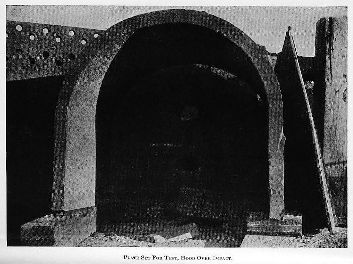 Plate IX &mdash; Armor plate butts arrangement at the Naval Proving Ground