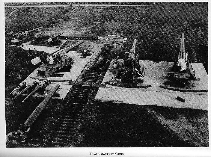 Plate VII &mdash; Plate battery at the Naval Proving Ground, Dahlgren