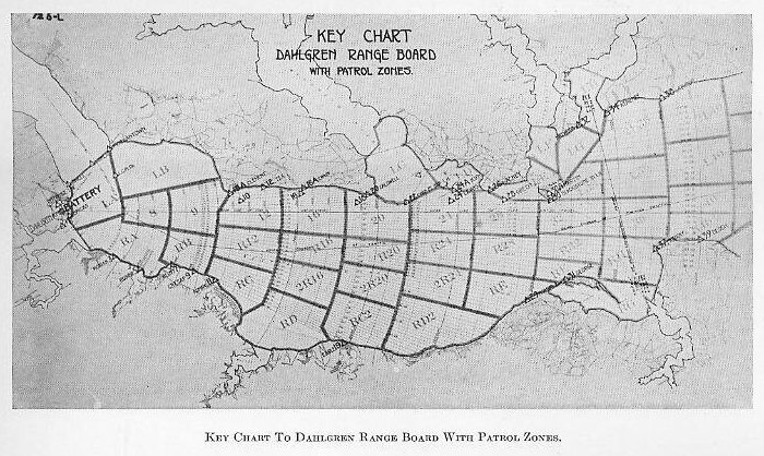 Plate XIX &mdash; Aerial view of the U.S. Naval Proving Ground at Dahlgren, Virginia, showing the Potomac River range