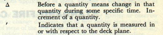 Explanation of Greek letters used in fire control symbols — NavPers 10798-A Appendix F p. 492