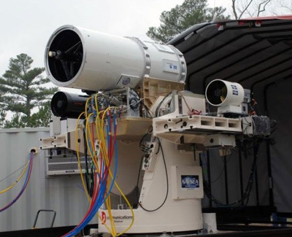 Navy Laser Weapon System — laser unit used for testing